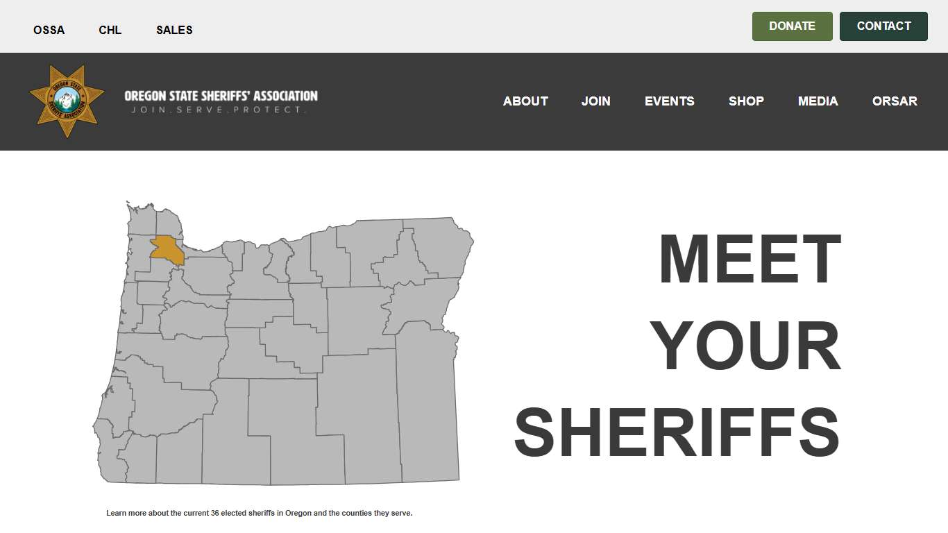 Washington County – Oregon State Sheriffs' Association